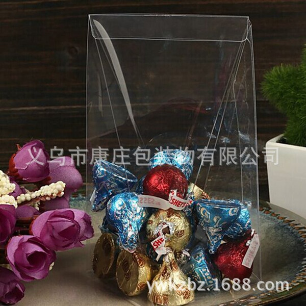 Transparent candy box gift box PVC material creative candy box hexagon box P1