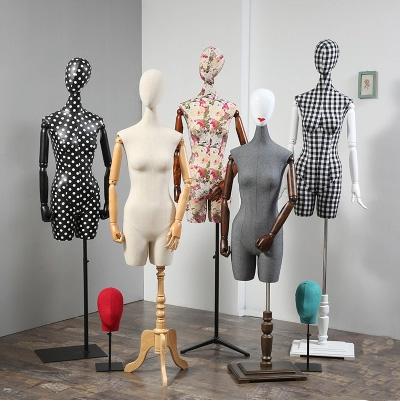 New Design Dressmaker Mannequin Fabric Female Fiberglass Model On Promotion Hot Sale