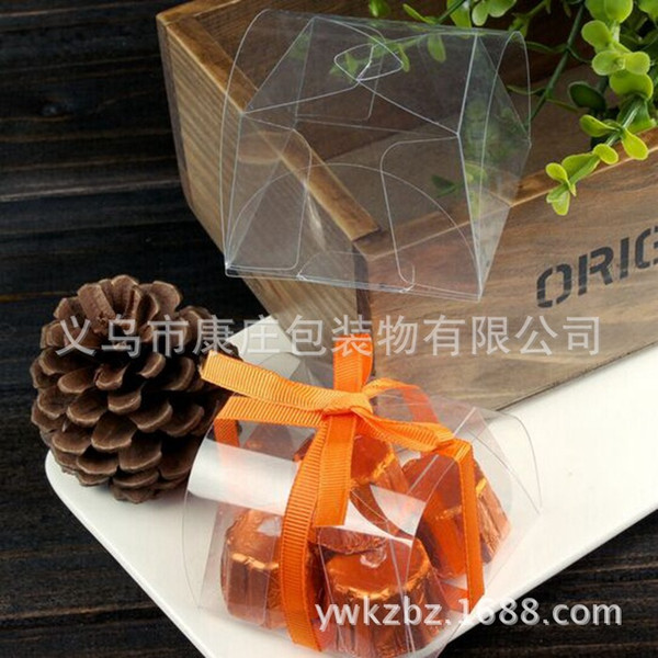 PVC box of chocolate box box style candy boxes 5*8*8cm bread pastry section large number P13