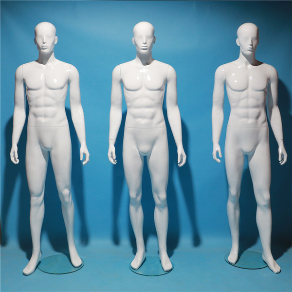 Fashion Style White Color Men Mannequin Fiberglass Model Factory Direct Sell