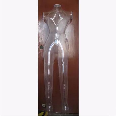 Free Shipping!! New Arrival Inflatable Female Model Clear Inflatable Mannequin Transparent Manikin On Promotion