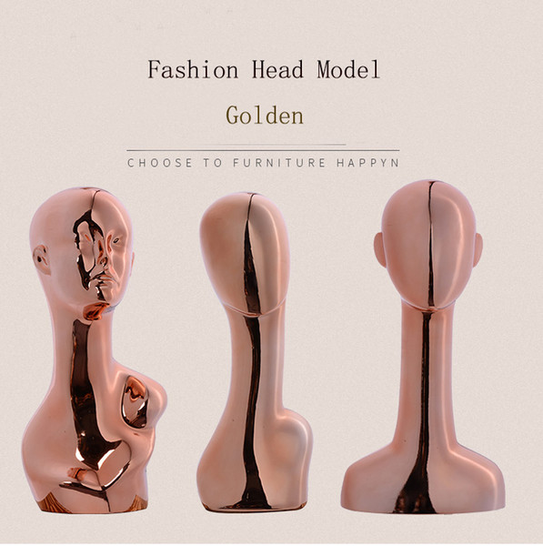 New Arrival Fashion Color Male&Female Head Mannequin Head Manikin Factory Direct Sell