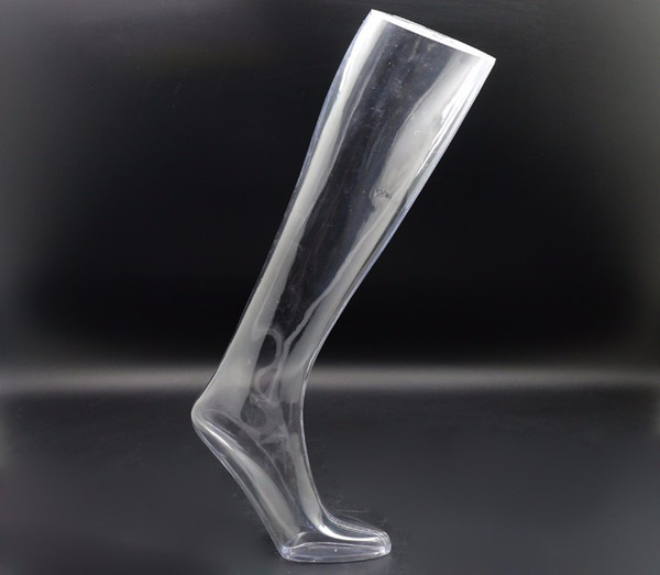 Free Shipping!! Fashion ABS Clear Transparent Mannequin Foot Manikin On Promotion Professional Manufacturer In China