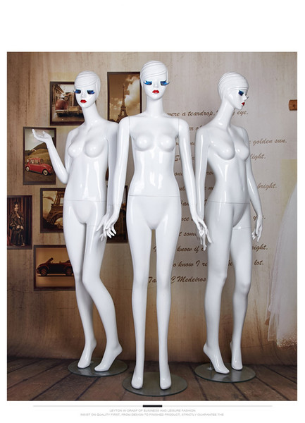 Fashionable Full Body Gloss White Mannequin Female Model Factory Direct Sell