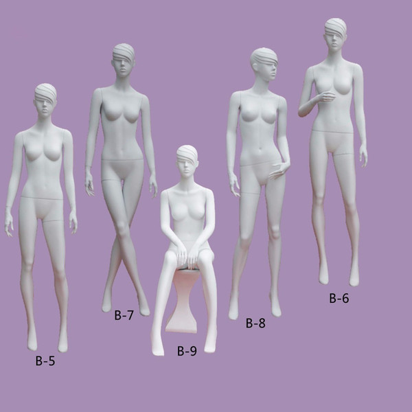 Best quality Different Style Female Mannequin Fiberglass Gloss White Mannequin Women Manikin On Sale