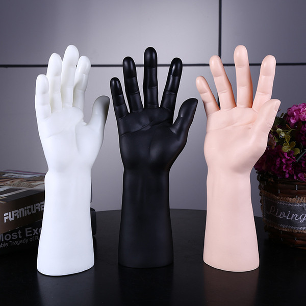 Free Shipping!! Best Quality Plastic Male Hand Mannequin Hand Model Made In China