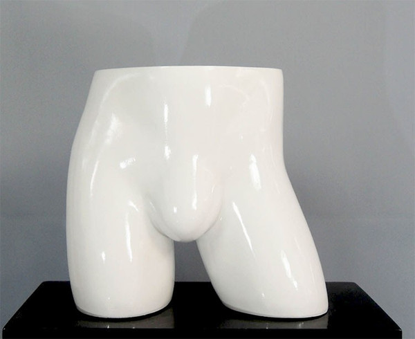 New Arrival! Gloss White Male Mannequin Torso Lower Half Body Male Mannequin Torso For Men's Underwear Display