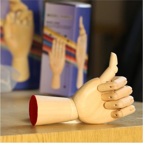 High Quality Newly Trendy Wooden Model Antique Deroration Hand Mannequin For Sale