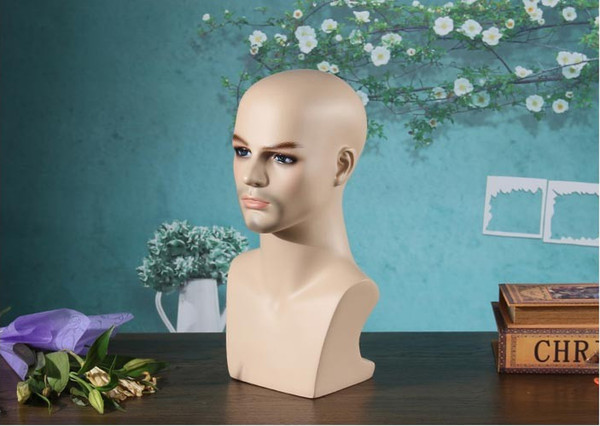 Free Shipping!! Fashion Style Men Mannequin Head Model Male Head Manikin Professional Manufacturer In China