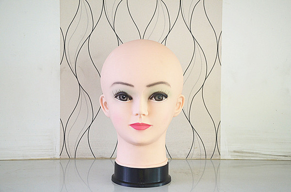 Free Shipping!! Fashionable New Style PVC Head Model Women Head Model On Sale