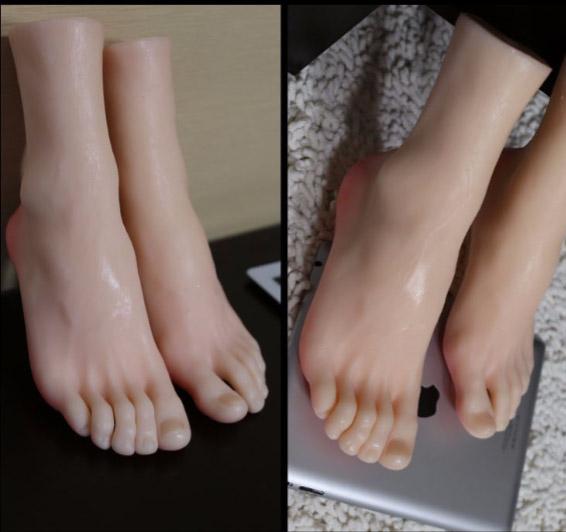 New Style Silicone Realistic Foot Mannequin Lifelike Foot Mannequin Foot Maniqui On Sale