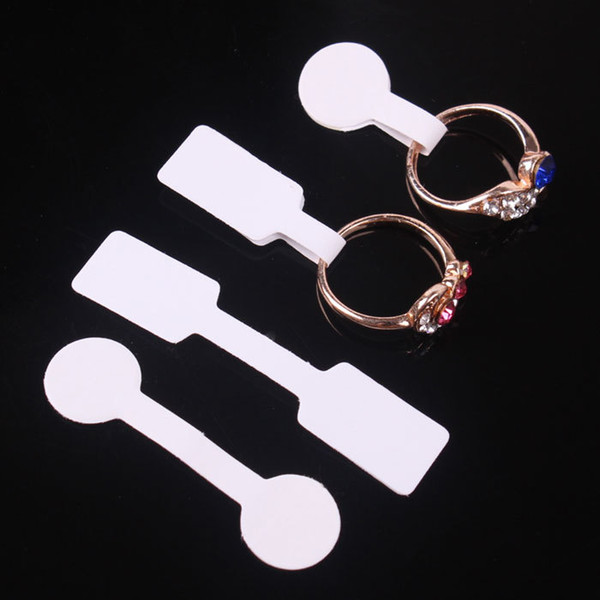 Hot Sale Jewelry Price Tag Paper Cover Rings Cards Write Size In The Tags Round and Square Option