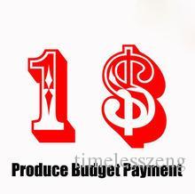 Producte Budget Payment/Fill The Postage/Price Difference