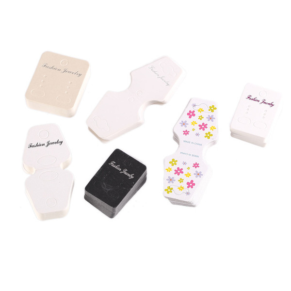 27 Style 200pcs/set Tag Stud Earring Card Necklace Bracelet Card Hang Jewelry Display Cards Label Tag Jewelry Packaging