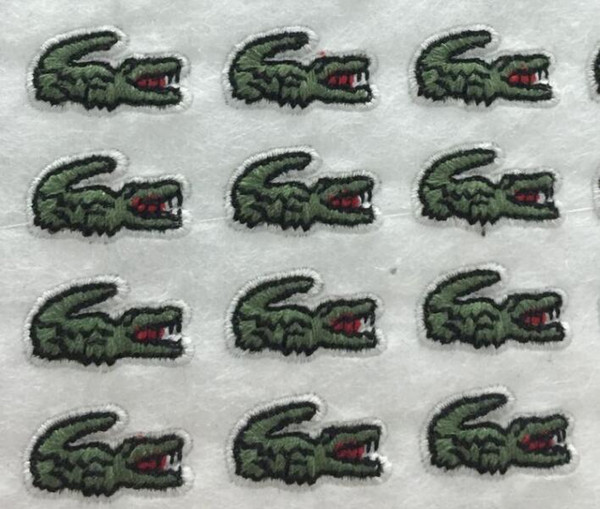 New Animal Crocodile Pattern embroidered patches for sewing Bag clothing patches iron on sewing accessories applique