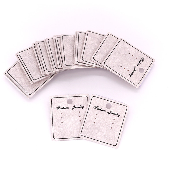 1000pcs Wedding Party Hang Tags Favor Punch Label Price Gift Cards Earring Card Jewelry Display Packaging