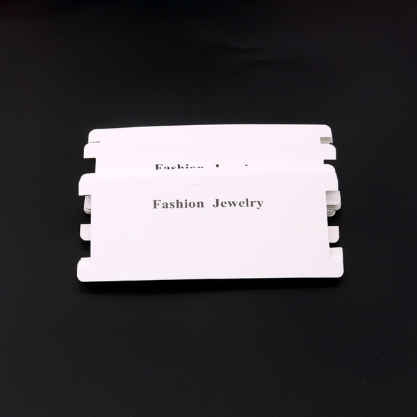 Wholesale 500pcs Can Customize Good Quality simple Design Paper Headdress Card Small and Collar Display Packaging Cards