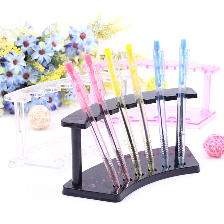 Pen Display Stand Plastic 6 Booths Pen Holder e cig Display Stand Electronic Cigarette Display Stand Pen Storage Rack Shelf
