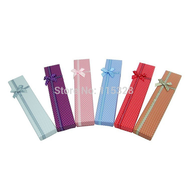 Wholesale Long Gift Boxes 12pcs/Lot 20x4.5x2.5cm Multi Jewelry Box Storage Necklace Bracelet Packaging Gift Box