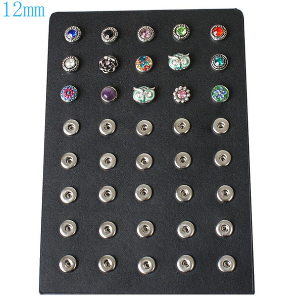Partnerbeads Mini Snaps Display For DIY 12mm Snaps Jewelry XX0003-S