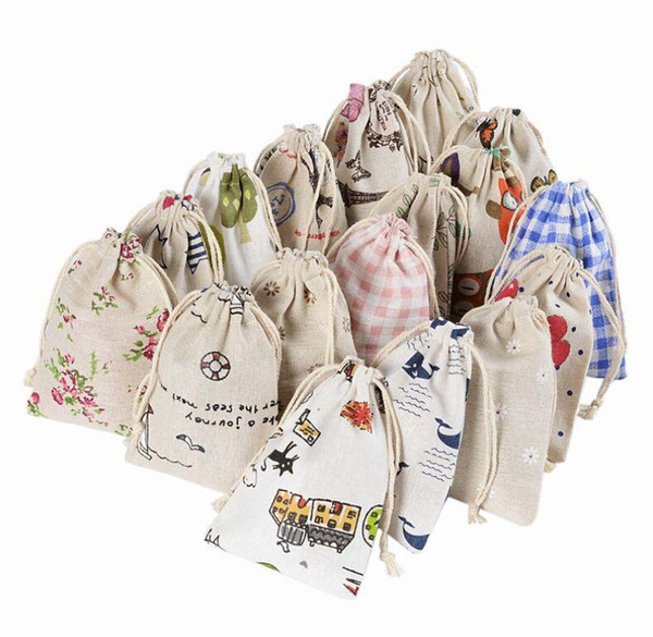 50pcs Linen Gift Bags10cmx14cm(3.9