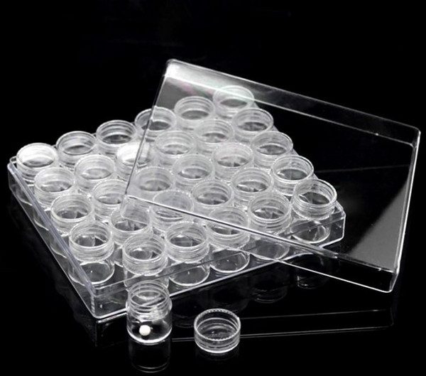 Wholesale-1PC Rectangle Acrylic Clear Beads Display Storage Container W/Lid,16x13.5x3.5cm Mr.Jewelry