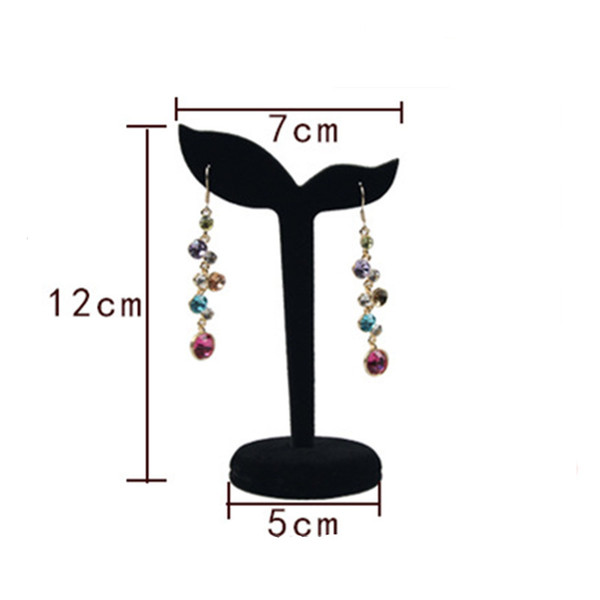 1 Pcs Women Ear Studs Jewelry Earring New Dangle Storage Velvet Display Rack