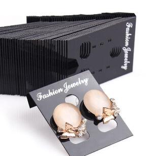 Wholesale - 1000pcs Professional Type Plastic Earring Ear Studs Holder Display Hang Cards OZ