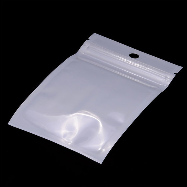 Wholesale-100Pcs Self Sealing Zip Lock Plastic Bags 8x13cm/packaging bags top zip lock bag,clear style