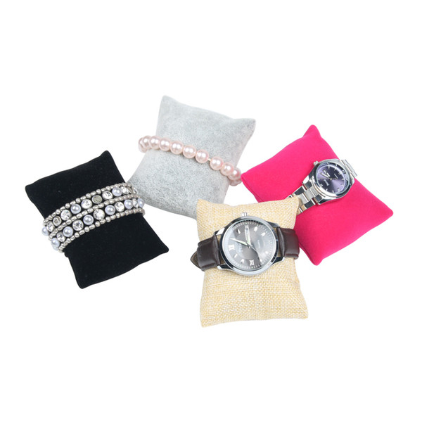 Bracelet Watch Pillow Jewelry Displays 2019 20pcs Small Linen Flannelette