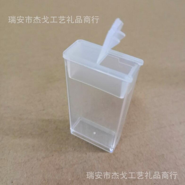 Transparent Plastic Square Jewelry Carrying Cases For Women Jewelries Packaging Cases