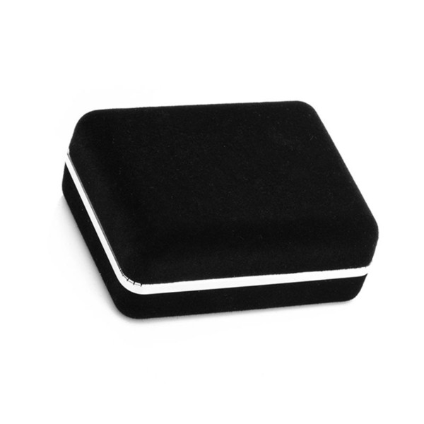 Black Flocking cufflink Box Velvet Show Cases Jewelry Show Box For Gift Jewelry packaging & display 60