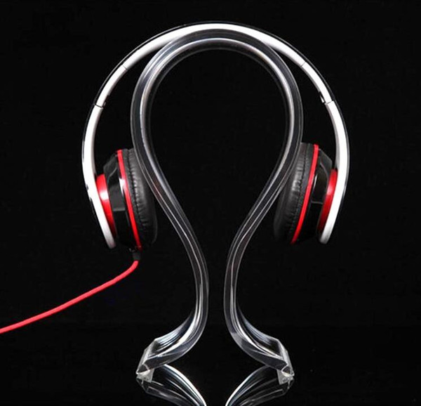 Headset Display Stand Rack Headphone Holder Shelf made of Acrylic Nice Design Gift Show for Father's day