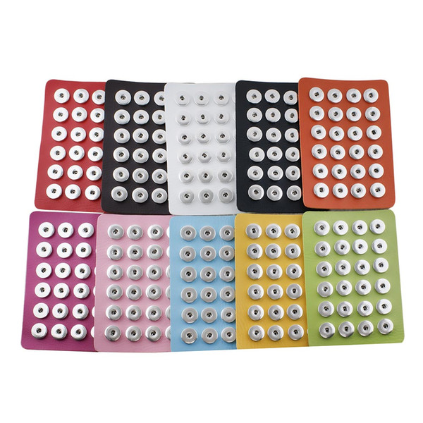 ewelry Packaging & Partnerbeads 10 Color New Jewelry Display High Quality Multicolor Snap Display For 24PCS 18mm Snap Metal Buttons...