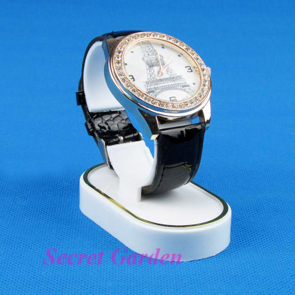 Wholesale 20 White Plastic Watch Display Stand Holder