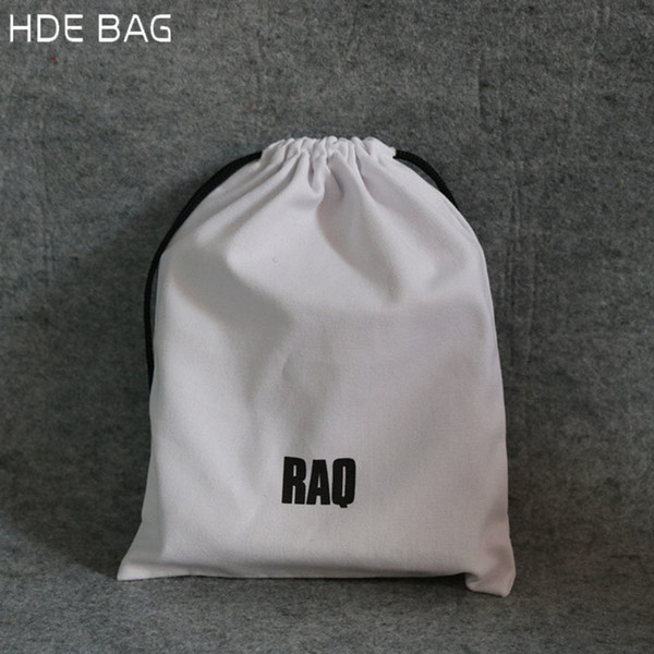 Natural Cotton Canvas Bag Custom Logo Cloth Bag Beans Rice Packaging Bags 50pcs/lot