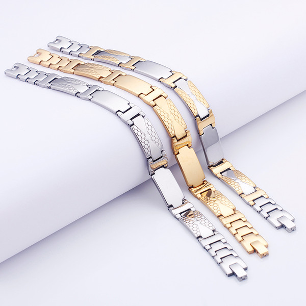 Wholesale Choker Necklace & Bracelets For Women Female 3 Colors Stainless Steel Titanium Jewelry Set For Girls 2018