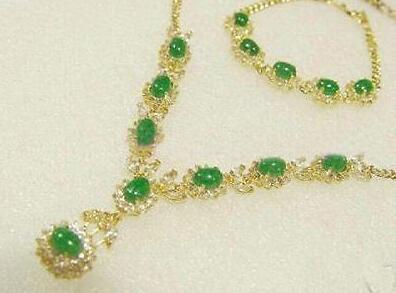 Green jade jewelry bracelet> gold plated wholesale crystal quartz