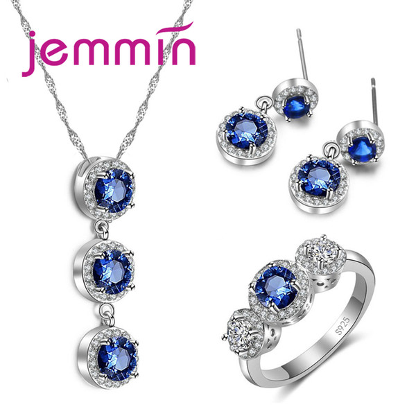 Jemmin Big Promotion! Exquisite Fashion Beautiful Jewelry Sets With Top Quality Cubic Zircon for Women Precious Gift