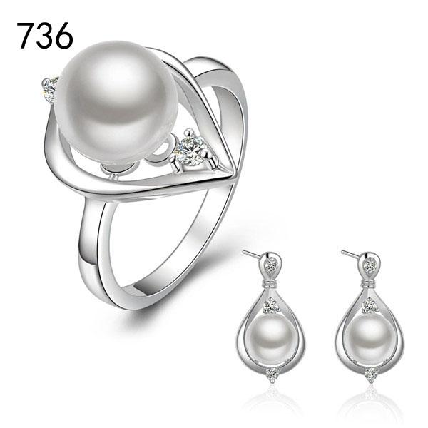 free shipping women's gemstone sterling silver jewelry sets,same price wedding gift 925 silver jewelry set GTS48a