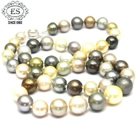 new fine pearl jewelry 20' GENUINE TAHITIAN SOUTH SEA MULTI PEARLS NECKLACE