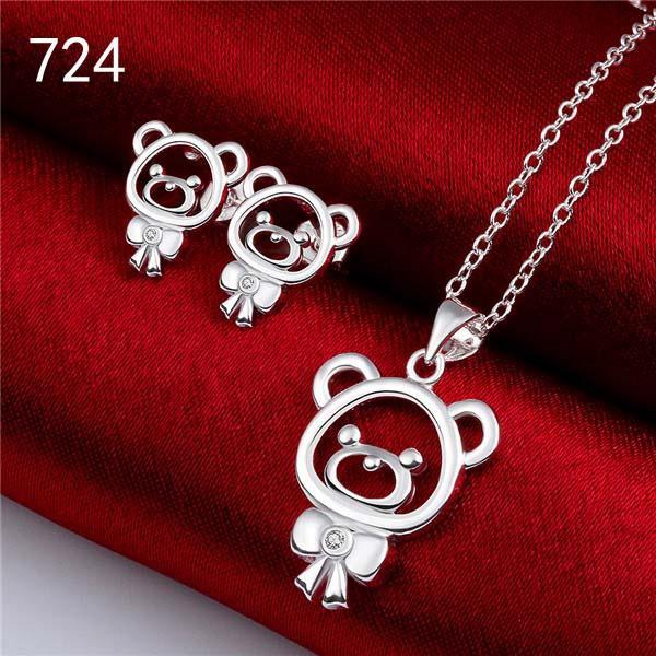 brand new women's gemstone 925 silver jewelry sets same price diffrent style GTS63 free shipping