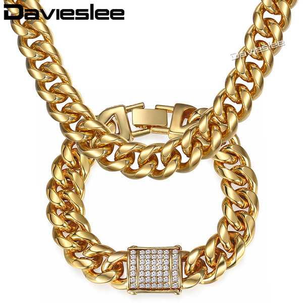 4.5MM Gold Filled Necklace Bracelet Jewelry Set Snail Link Chain Boys Mens Chain Necklace Wholesale Jewelry LGS182