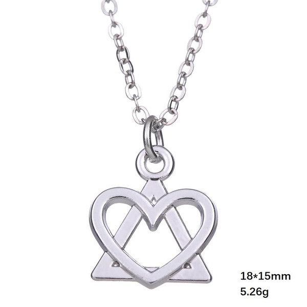 Women's Party Alloy Material Earring And triangle Necklace Heart Jewelry Set Wholesale Retail Fashion Retail Fashion