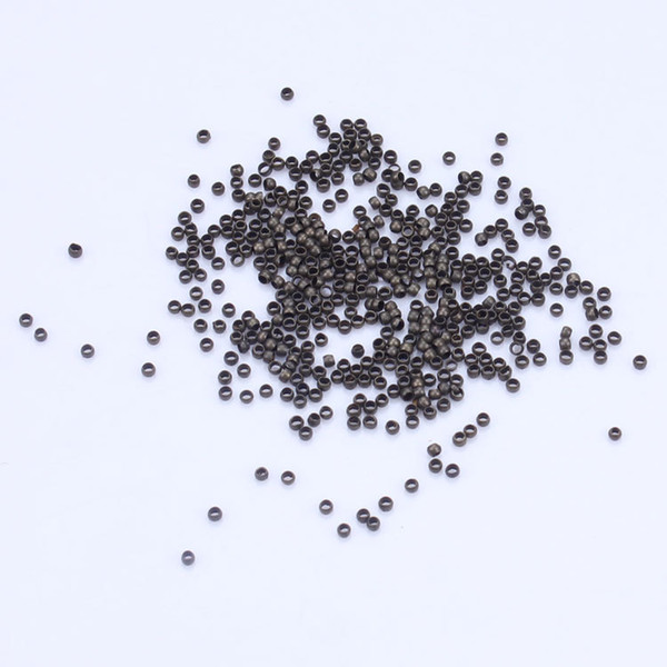 200pcs/lot Crimp End Beads Jewelry Findings Connector Components Jewelry Accessories 2.5mm