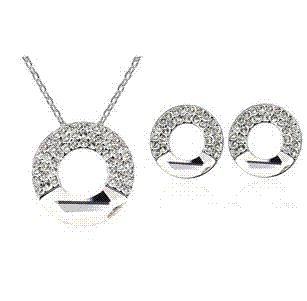 Fashion Design Brand Jewelry Simple Life Round Jewelry sets Women Lady Jewelry (5- colors)