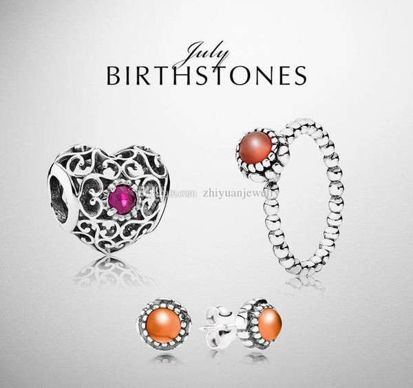 wholesale custom made birthday gifts vintage birthstone turquoise charm earrings ring set 925 sterling silver original package