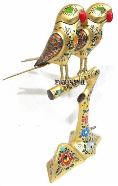 The anniversary special offer Pakistan Bronze Brass animal craft Parrot