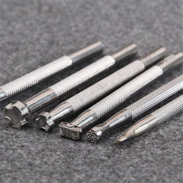 Hand-carved leather art tools Printing tools Leather carving fish skin printing tools