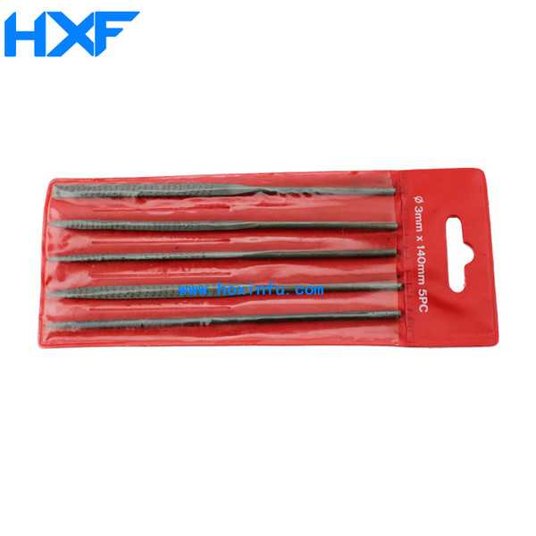 5pcs 180mm Wax Needle Files Set,Set of 5 pcs in pillar haifround round,Hot sale Jewelry Tools